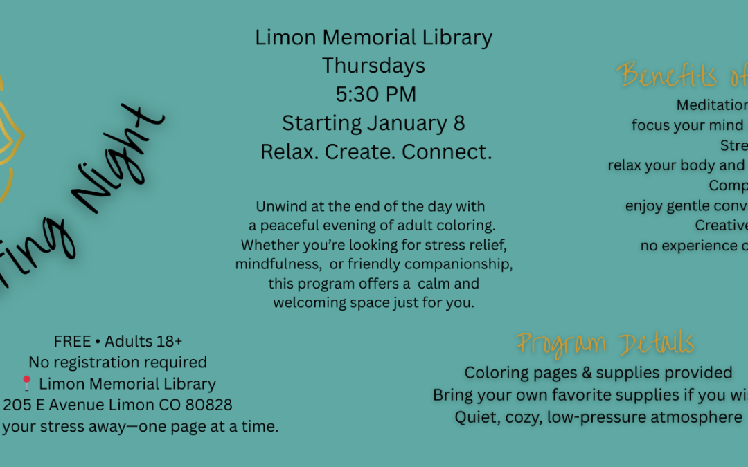 Adult Coloring Night